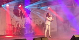 Quest for Talent performer at the Goodna Jacaranda Festival